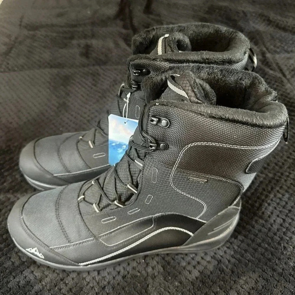 Cozhloyn Men\'s Snow Boots Warm Non-Slip Waterproof Outdoor High-Top Hiking 13.5 main image 12